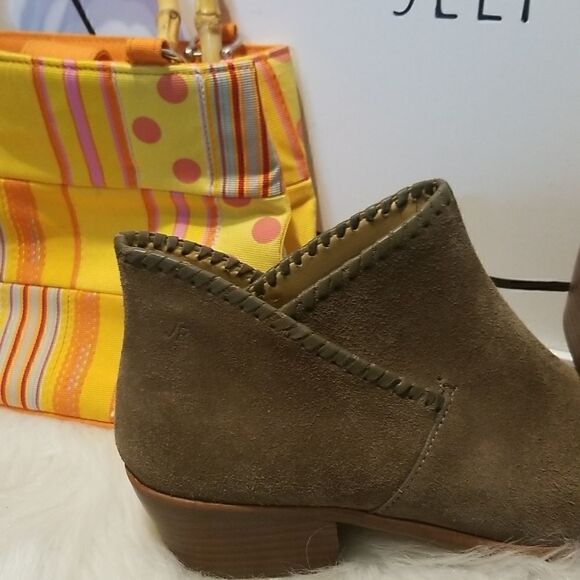 Jack Rogers Sadie Olive Green Boots 8 1/2 - Picture 5 of 7